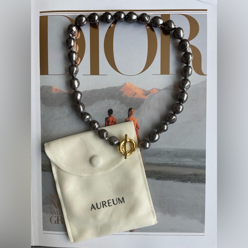 Brand New *AUREUM Collective Seraphine Baroque Pearl Necklace* Retails for $750